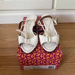 Tory Burch Sydney Wedge Sandal-Size 8